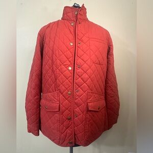 Duluth Trading Company Women’s Quilted Orange Jacket